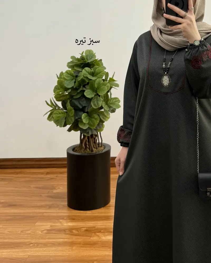 پیراهن مانتویی دلسا